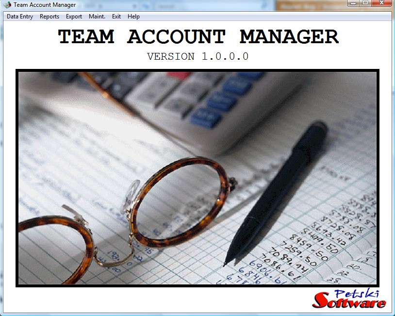 Team Account Manager 1.0.0.0 software screenshot
