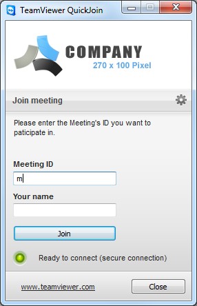 TeamViewer QuickJoin 12.0.78716 software screenshot