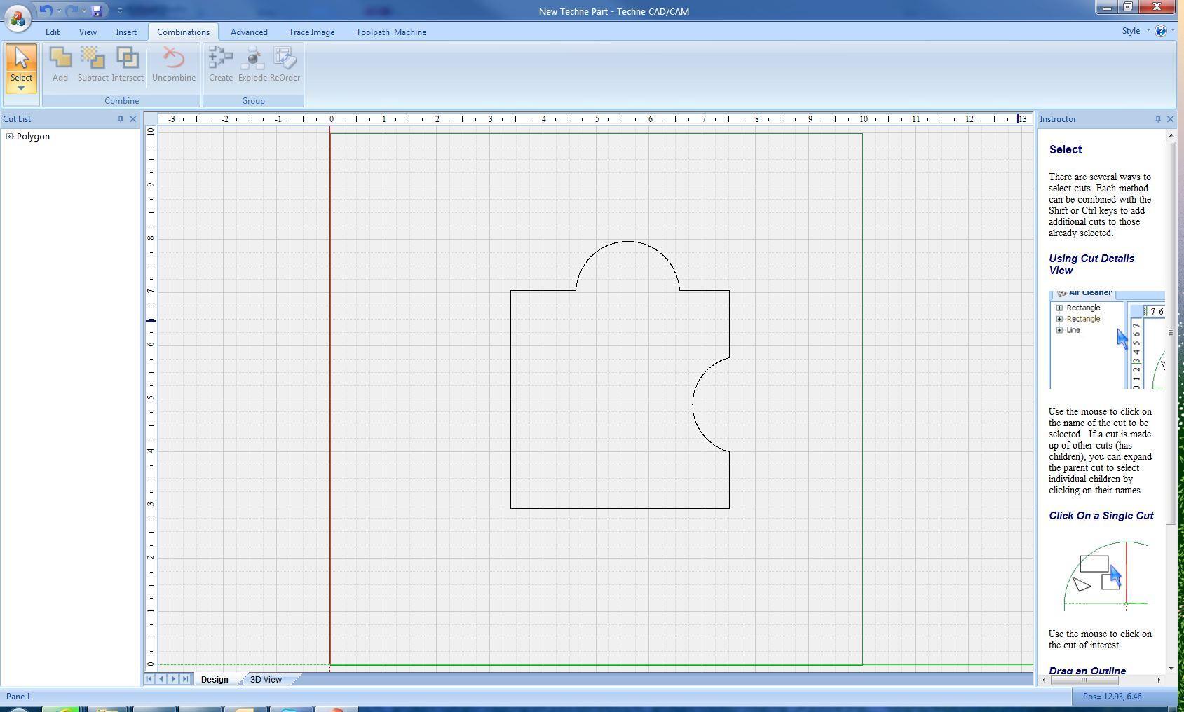 Techne CAD/CAM 1.0.28.0 Beta software screenshot