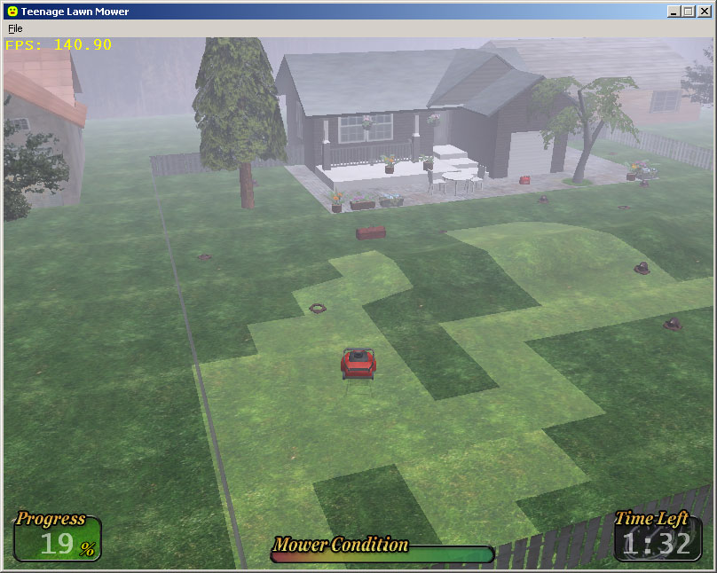 Teenage Lawnmower 1.09 software screenshot
