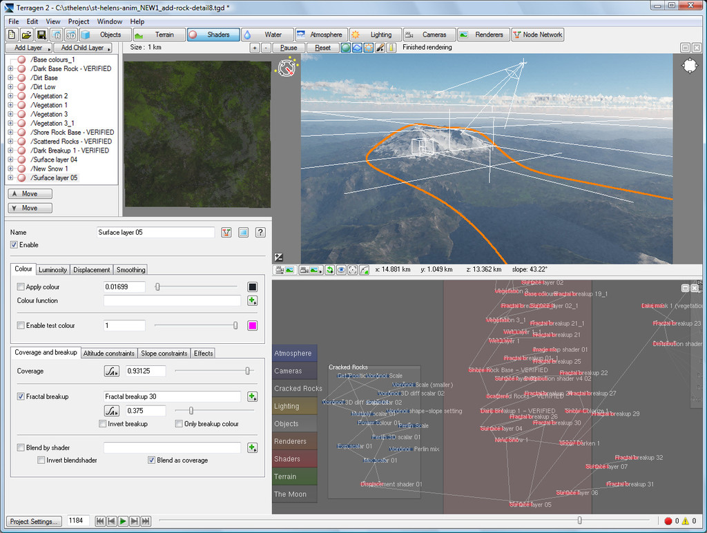 Terragen 4.0.01.0 software screenshot