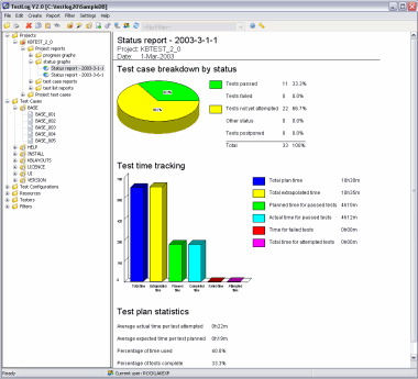 TestLog 3.1.1000 software screenshot