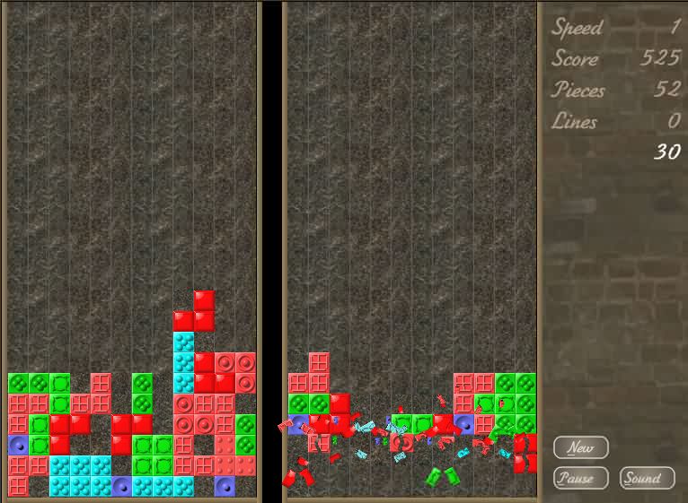 Tet-a-Tetris 2.0 software screenshot