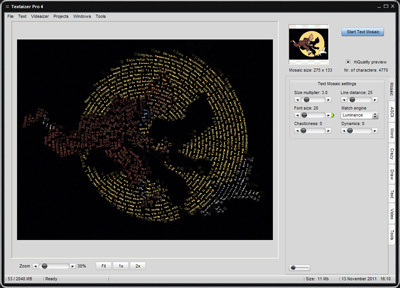 Textaizer Pro 4.3.51  software screenshot