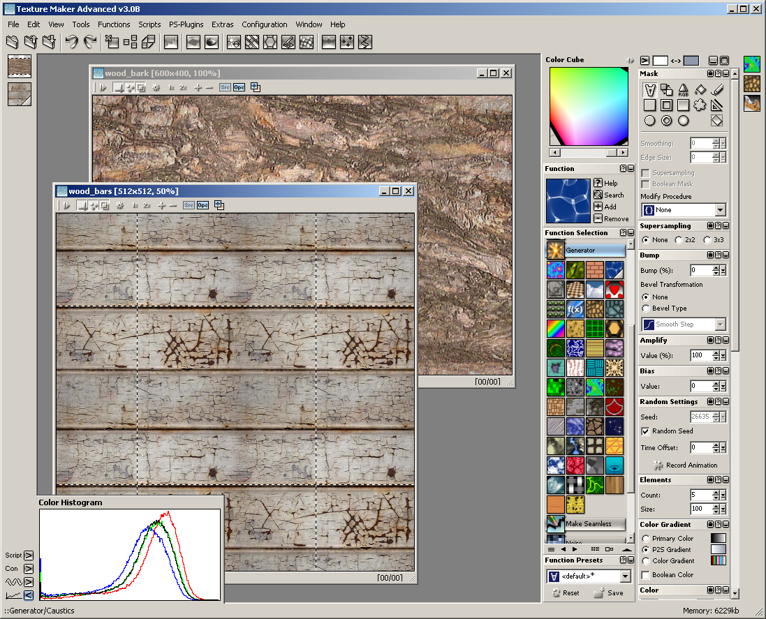 Texture Maker 3.1 software screenshot