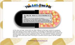 The Anti-Diet Pill 2.1 software screenshot