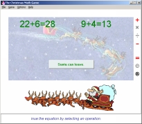 The Christmas Math Game 1.0 software screenshot