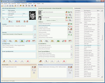 The Complete Genealogy Builder 2015.150605 software screenshot
