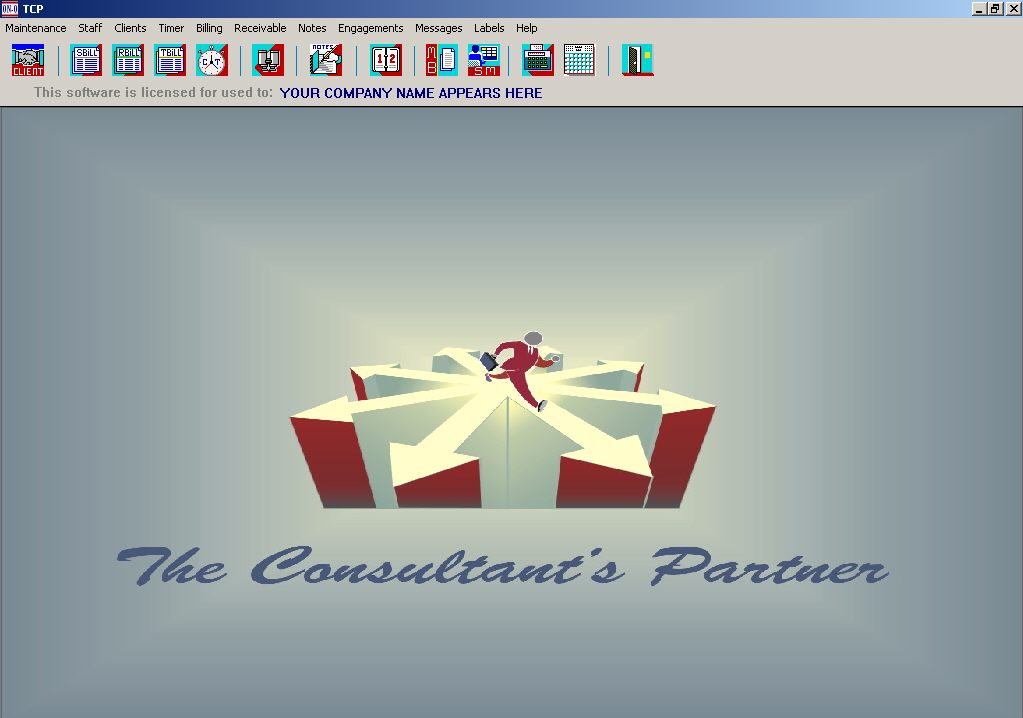 The Consultants Partner 3.5 software screenshot
