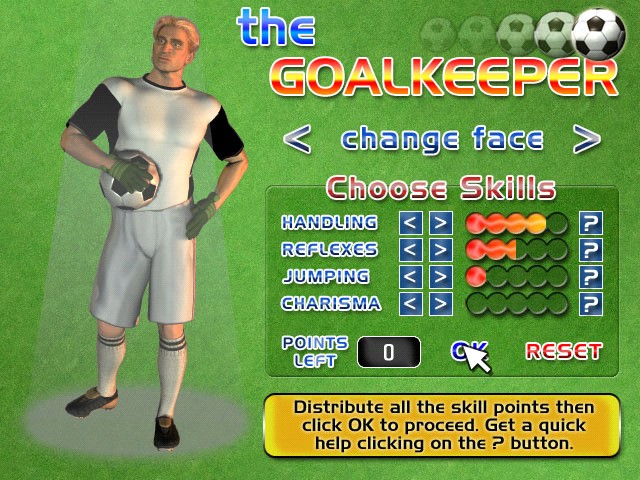 The Goalkeeper (Mac) 1.2.2 software screenshot