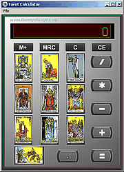 The Mystic Eye Tarot Calculator 1.2 software screenshot