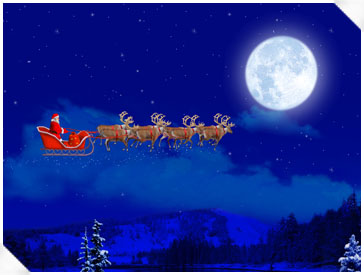 The Santa Claus screensaver 1.0 software screenshot