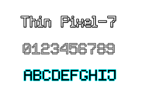 Thin Pixel-7 1.0 software screenshot