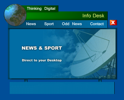 Thinking Digital Info Desk 2.0 software screenshot