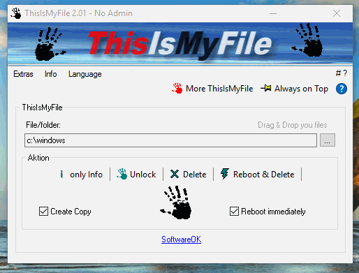 ThisIsMyFile 2.06 software screenshot