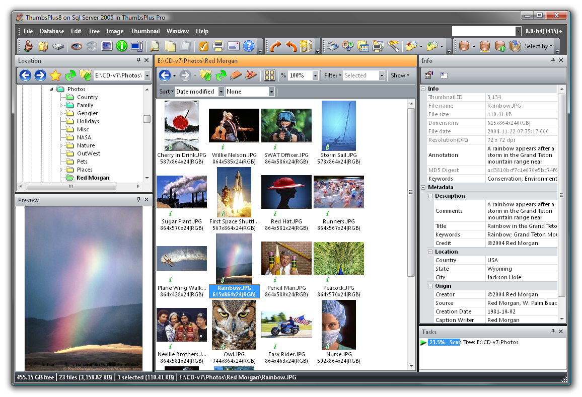 ThumbsPlus Pro 10.4004 software screenshot