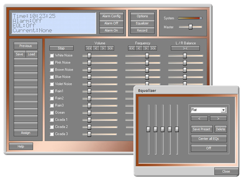 Tinnitus Masker Pro 6.2 software screenshot