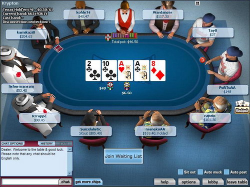 Titan Poker online 3D 1.6 software screenshot