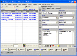 ToDo Organizer Deluxe 3.7 software screenshot