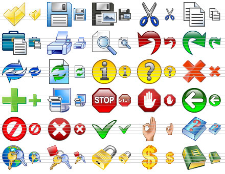 Toolbar Icon Set 2011.1 software screenshot