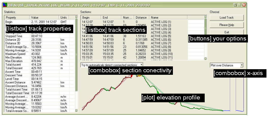 Trackan 1.0.0.1 software screenshot