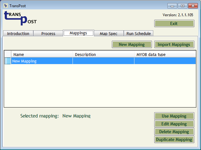 TransPost 3.1.0.296 software screenshot