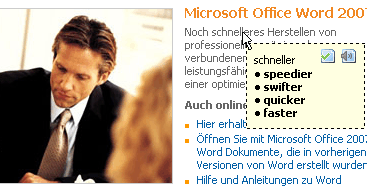 TranslateIt! German-English-German 5.5 software screenshot