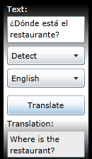 Translator Gadget 1.0 software screenshot