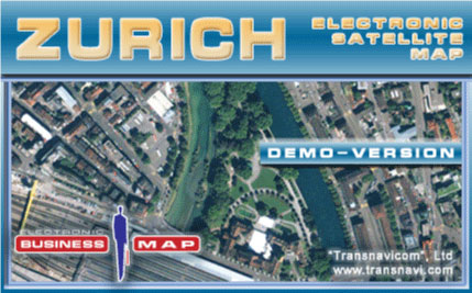 Transnavicom Satellite Map of Zurich 1.0 software screenshot