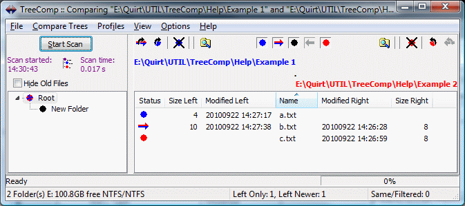 TreeComp 4.0 b36 software screenshot