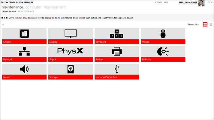 Treexy Driver Fusion 3.2 software screenshot