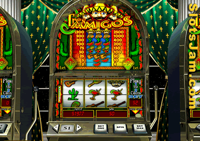 Tres Amigos Slots 1.0 software screenshot