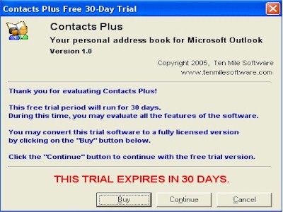 TrialwareDialog  ActiveX Control 1.1.2 software screenshot