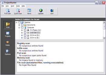 TrojanHunter 6.2.1061 software screenshot