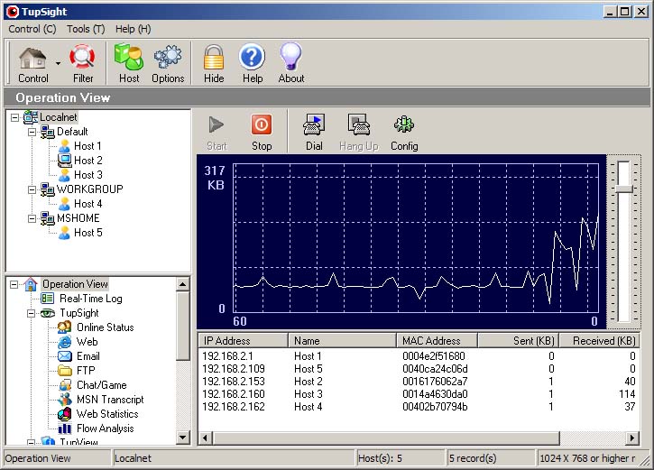 TupSight 2.86 software screenshot