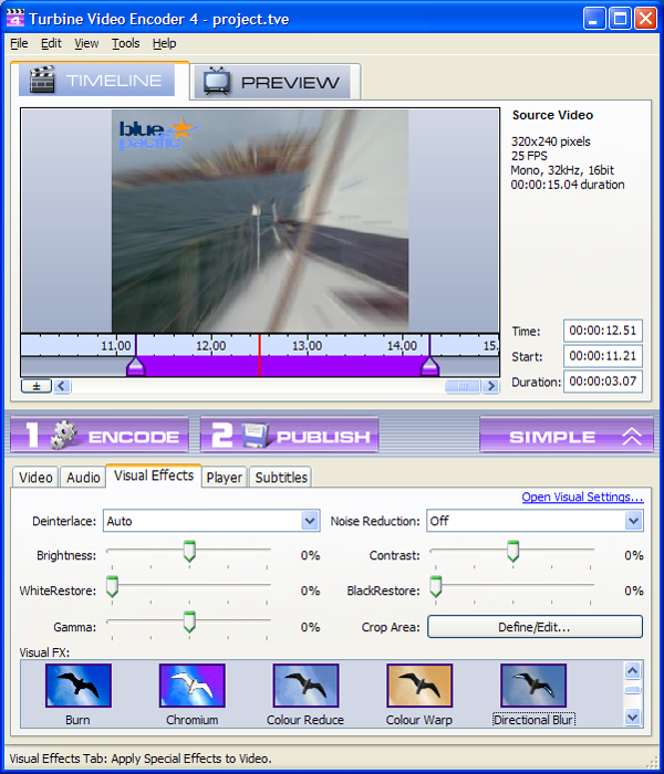 Turbine Video Encoder 4 software screenshot