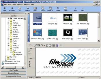 Turbo Browser Express 3.0 software screenshot