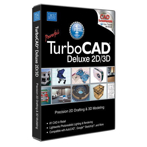 TurboCAD Deluxe 2016 23.1.39.4 software screenshot