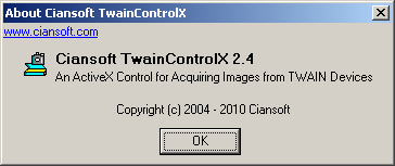 TwainControlX 3.0 software screenshot