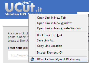 UCut.it for Firefox 1.3 software screenshot