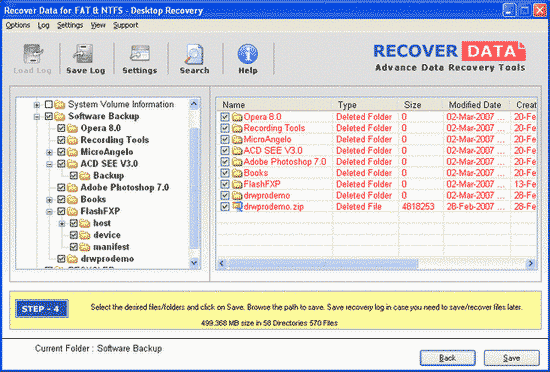 USB File Recovery Software 1.1 software screenshot