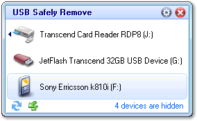 USB Safely Remove 6.0.7.1260 software screenshot
