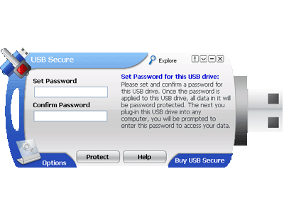 USB Secure 2.1.2 software screenshot