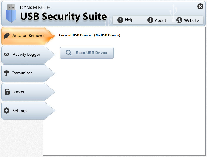 USB Security Suite 1.4 software screenshot