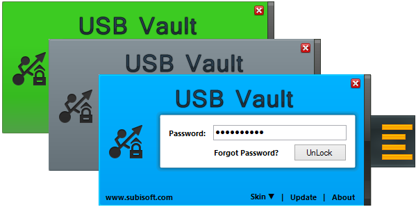 USB Vault 1.8.0.0 software screenshot