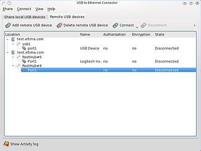 USB to Ethernet Connector 4.0 software screenshot