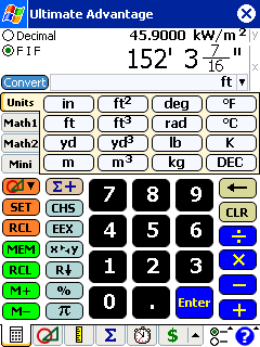 Ultimate Advantage Calculator 2.0 software screenshot