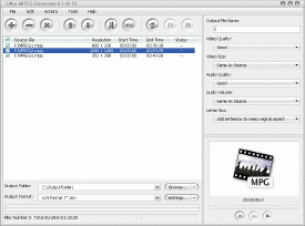 Ultra MPEG Converter 6.4.1202 software screenshot