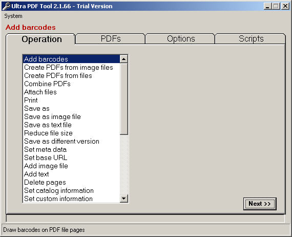Ultra PDF Tool 3.1.0 software screenshot
