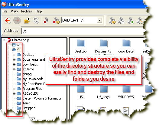 UltraSentry 15.0.0.15 software screenshot